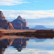 Section of Lake Powell no longer underwater