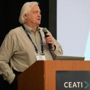 Tim presenting at the CEATI conference
