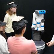 Students help a prototype robotic chemistry assistant learn to collaborate with humans.