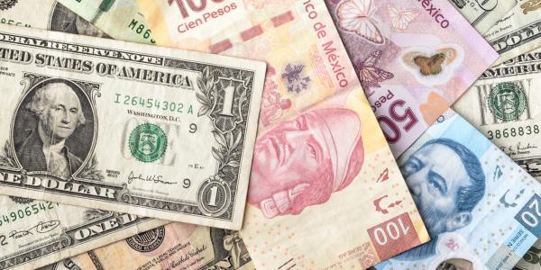 Pesos and dollars