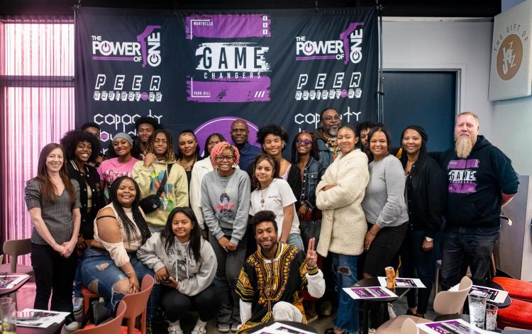 A photo of the Game Changers group