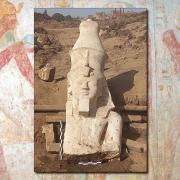 top half of unearthed Ramesses II statue